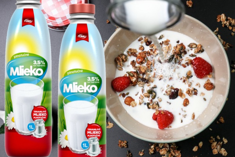 Akcie / CBA mlieko plnotučné trvanlivé 3,5% 1l - foto