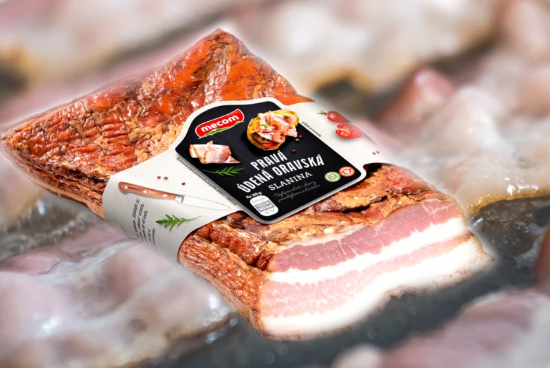 Akcie / Pravá údená oravská slanina 1 kg - foto