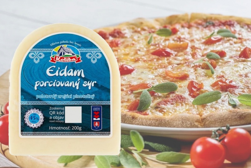 Akcie / Eidam 45% blok 200 g - údený, neúdený - foto