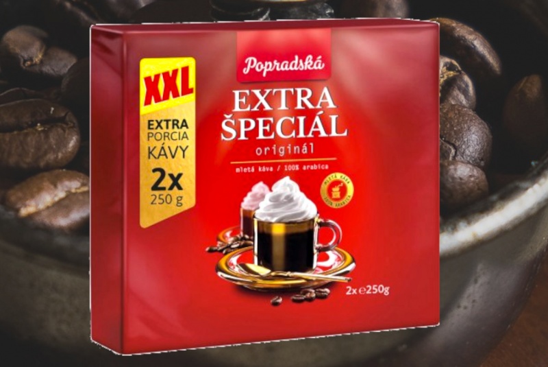 Akcie / Popradská káva Extra špeciál originál 2 x 250 g - foto