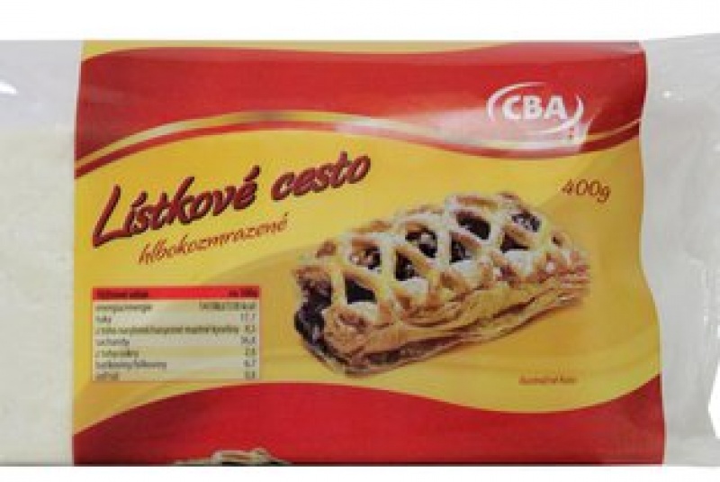 Akcie / CBA Lístkové cesto hlbokozmrazené 400g - foto