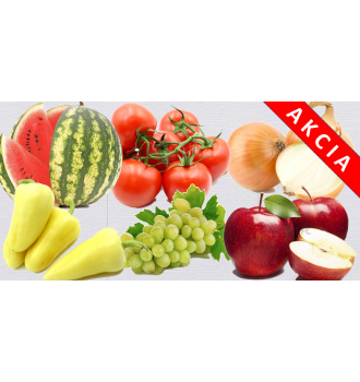 Čerstvé ovocie a  zelenina