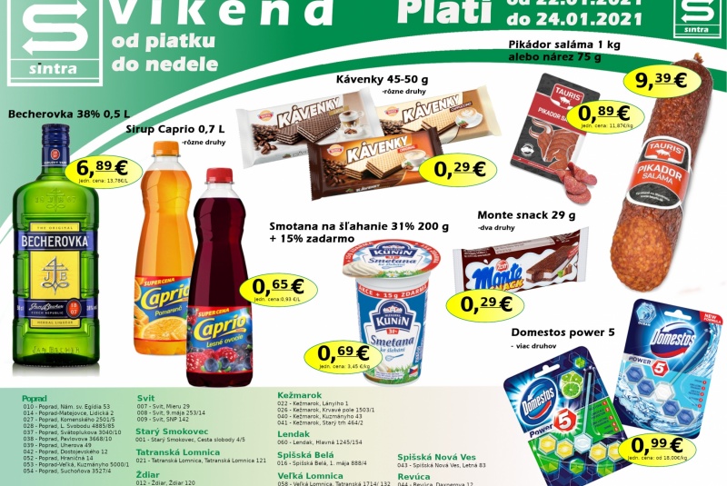 Víkendové ceny / Víkendové ceny Sintra  - foto