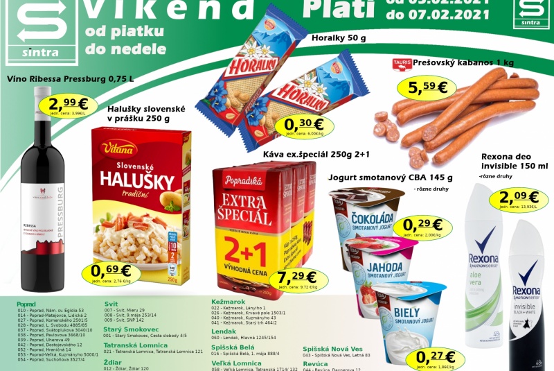 Víkendové ceny / Víkendové ceny Sintra  - foto