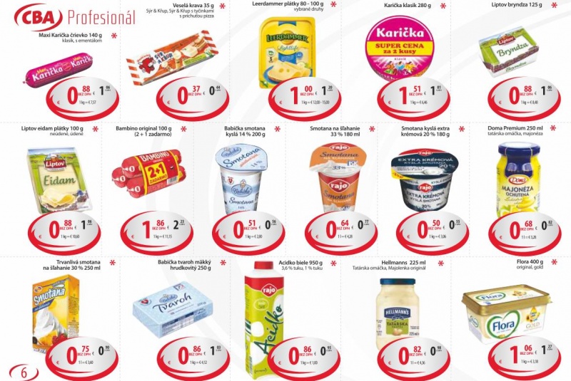 Letákové akcie / CBA Profesional - foto