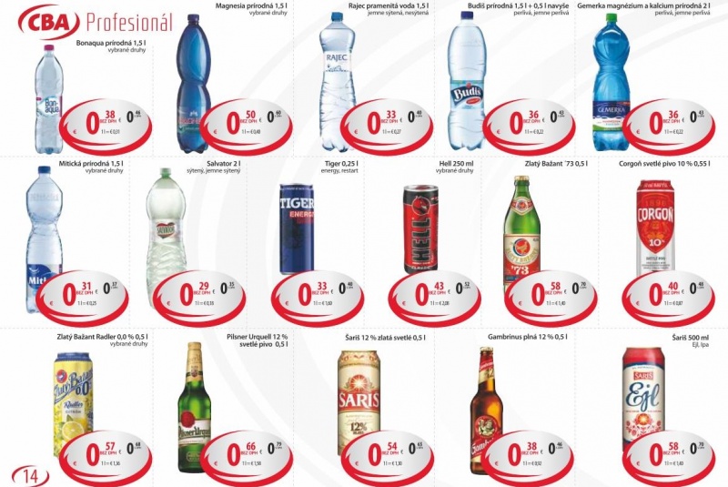 Letákové akcie / CBA Profesional - foto