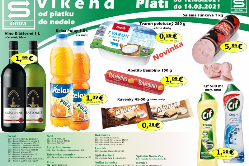 Víkendové ceny / Víkendové ceny Sintra  - foto