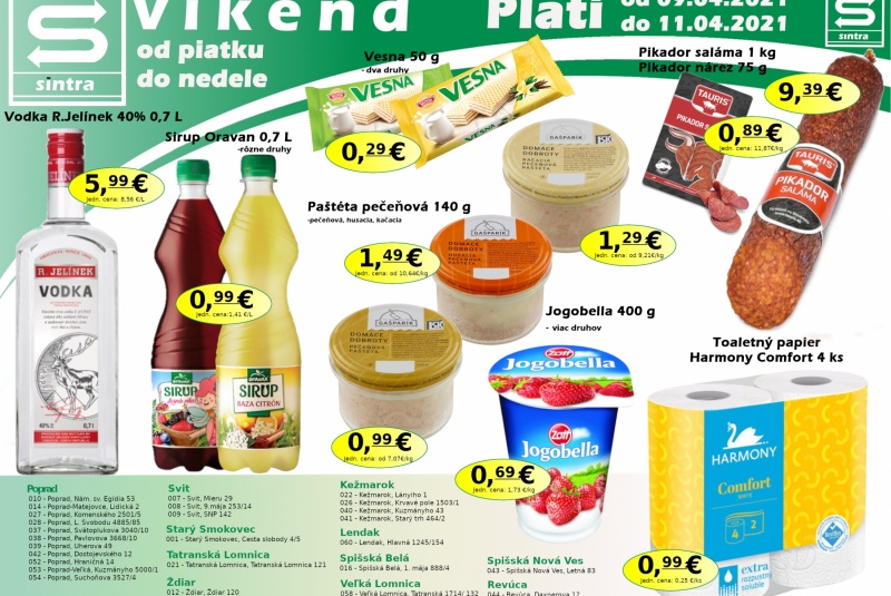 Víkendové ceny / Víkendové ceny Sintra  - foto