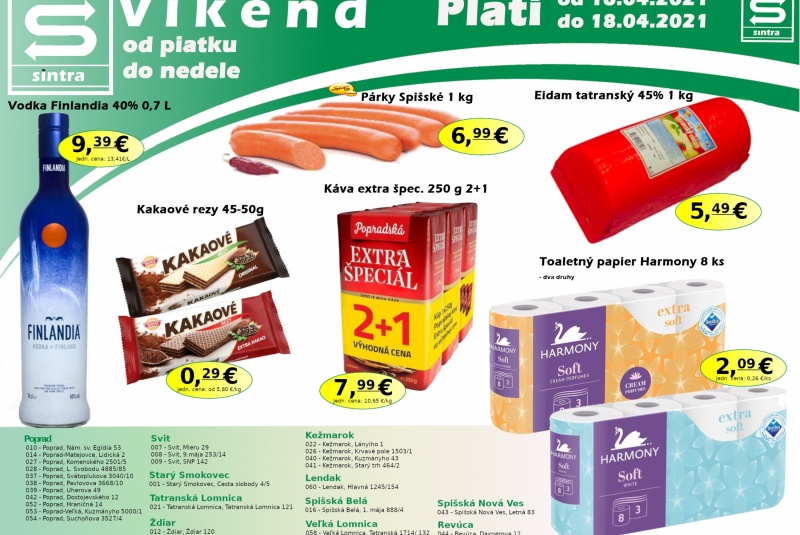 Víkendové ceny / Víkendové ceny Sintra  - foto