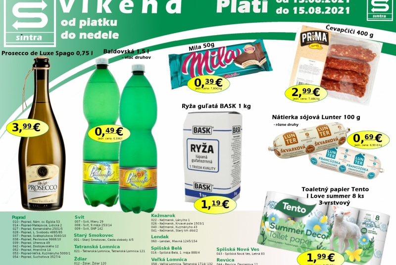 Víkendové ceny / Víkendové ceny Sintra  - foto