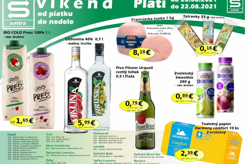 Víkendové ceny / Víkendové ceny Sintra  - foto