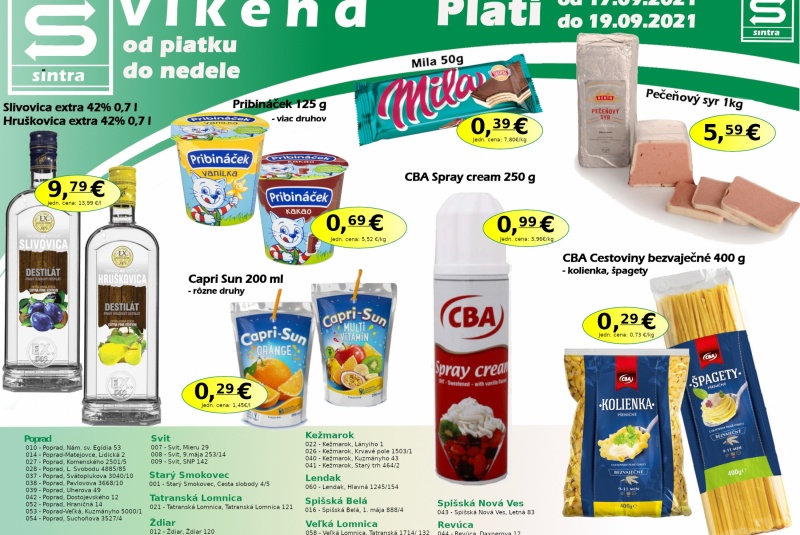 Víkendové ceny / Víkendové ceny Sintra  - foto