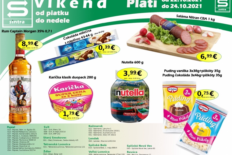Víkendové ceny / Víkendové ceny Sintra  - foto