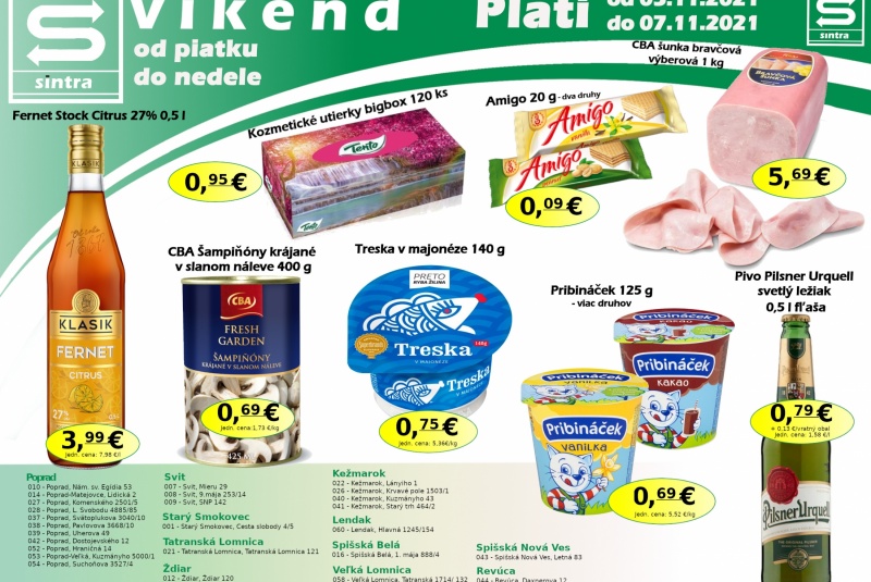 Víkendové ceny / Víkendové ceny Sintra  - foto