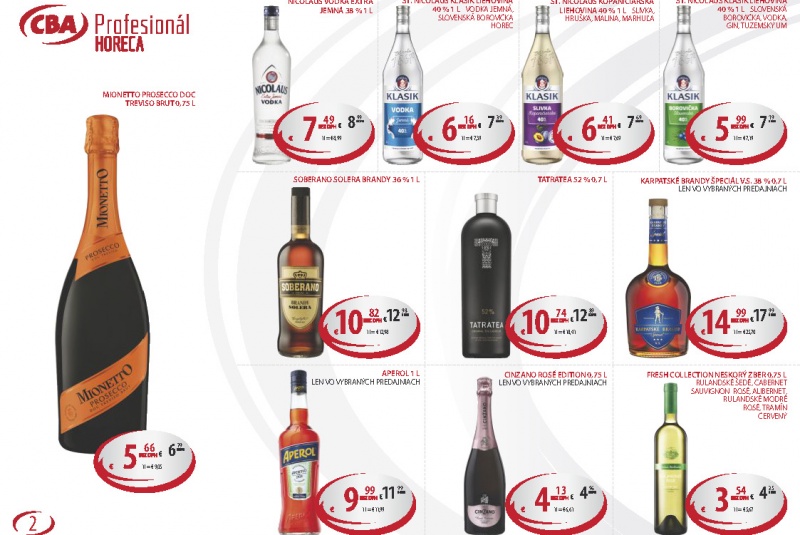 Letákové akcie / Profesionál Horeca - foto