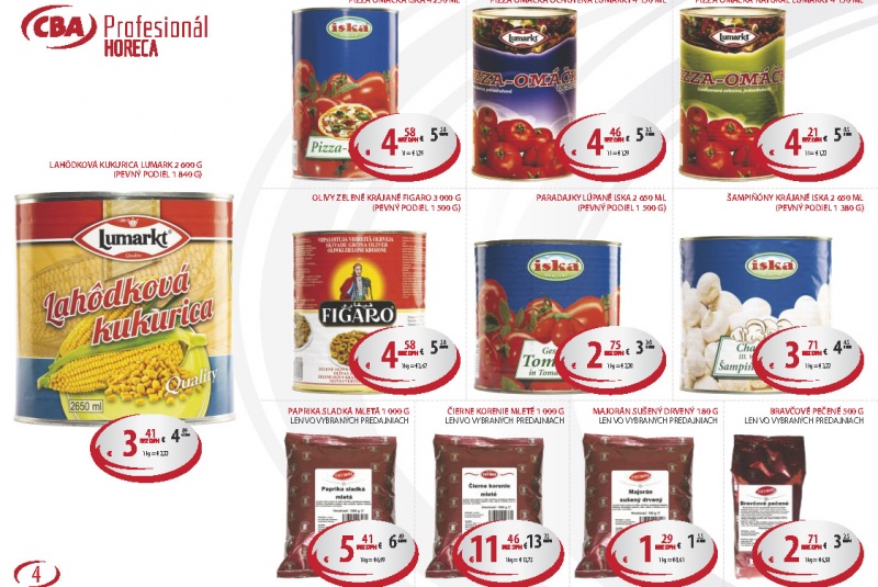 Letákové akcie / Profesionál Horeca - foto