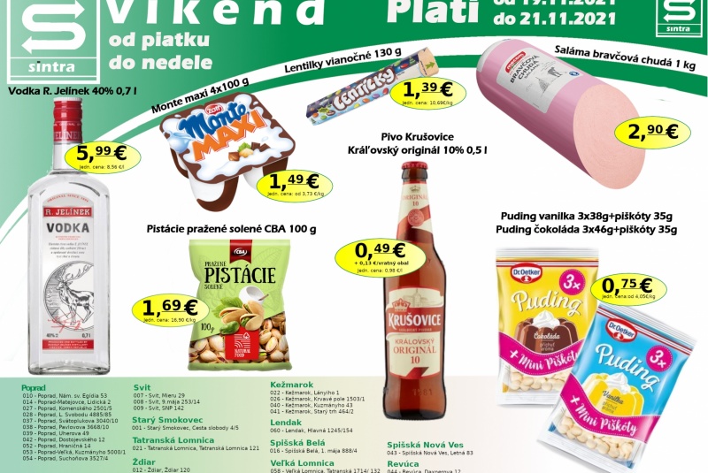Víkendové ceny / Víkendové ceny Sintra  - foto