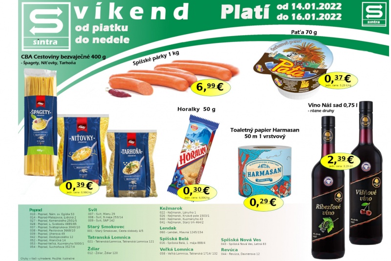 Víkendové ceny / Víkendové ceny Sintra  - foto