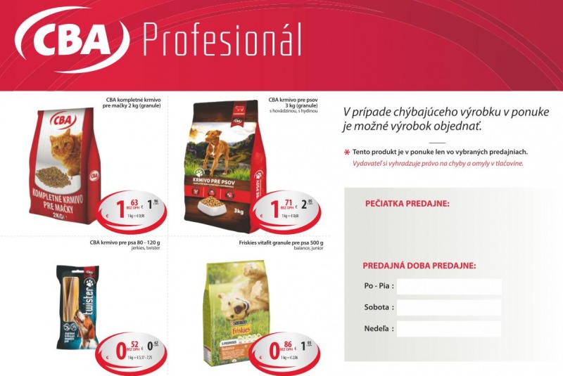 Letákové akcie / Profesionál - foto