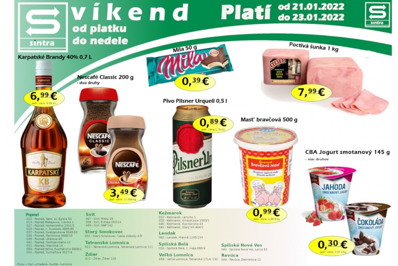 Víkendové ceny / Víkendové ceny Sintra  - foto