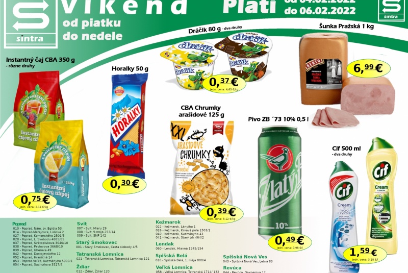 Víkendové ceny / Víkendové ceny Sintra  - foto