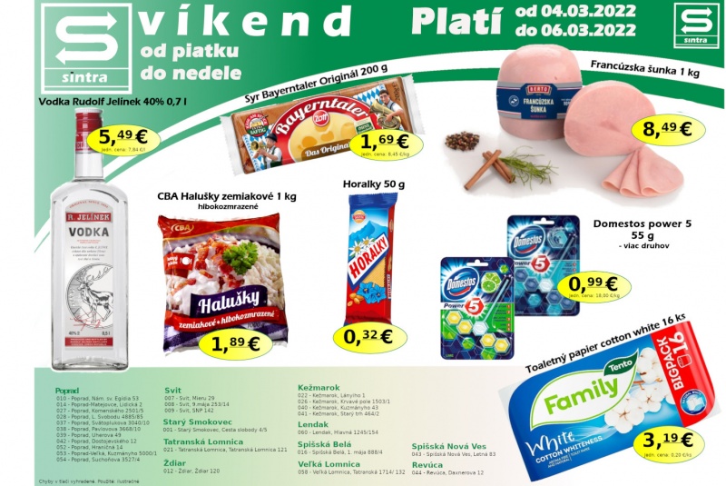 Víkendové ceny / Víkendové ceny Sintra  - foto