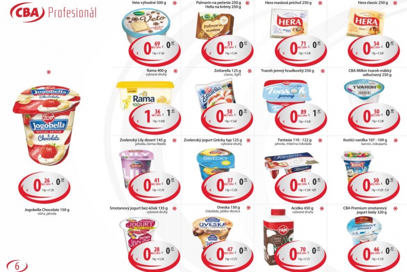 Letákové akcie / CBA Profesionál - foto