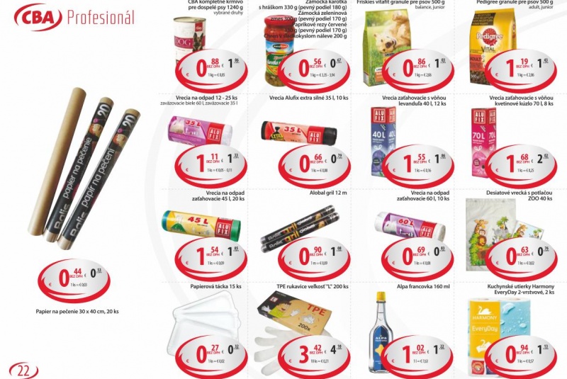 Letákové akcie / CBA Profesionál - foto