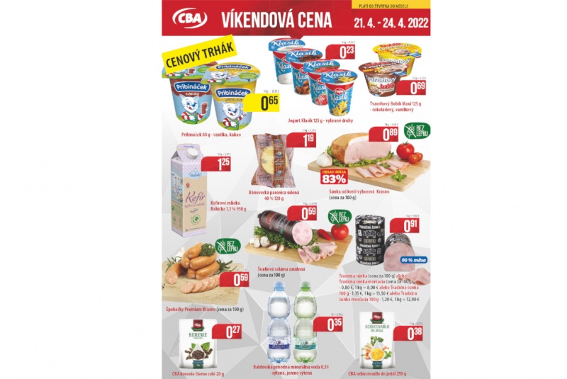 Víkendové ceny / Víkendové ceny CBA - foto