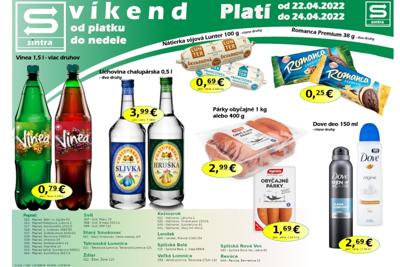 Víkendové ceny / Víkendové ceny Sintra  - foto