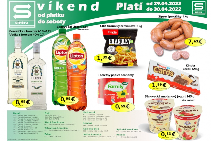 Víkendové ceny / Víkendové ceny Sintra  - foto