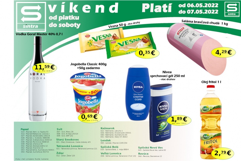 Víkendové ceny / Víkendové ceny Sintra  - foto