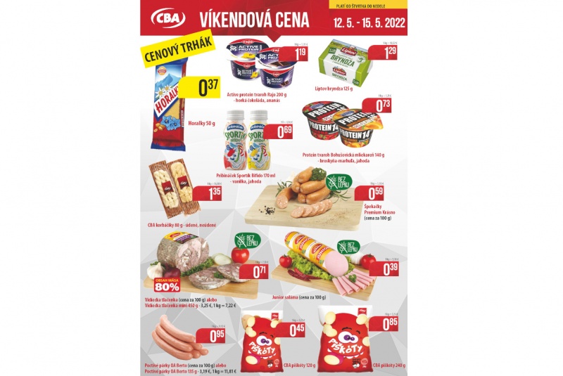Víkendové ceny / Víkendové ceny CBA - foto