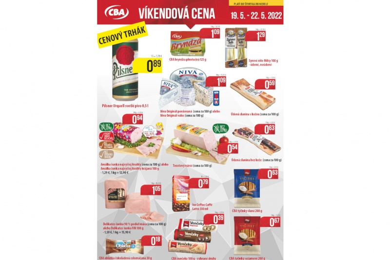 Víkendové ceny / Víkendové ceny CBA - foto