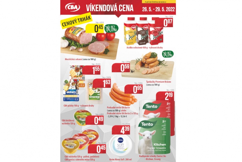 Víkendové ceny / Víkendové ceny CBA - foto