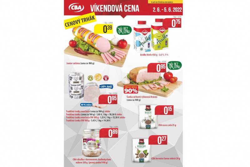 Víkendové ceny / Víkendové ceny CBA - foto
