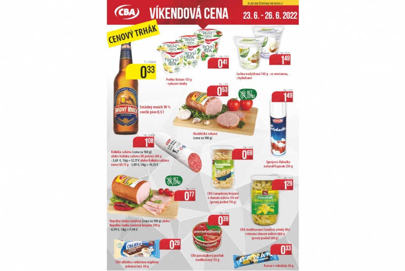 Víkendové ceny / Víkendové ceny CBA - foto