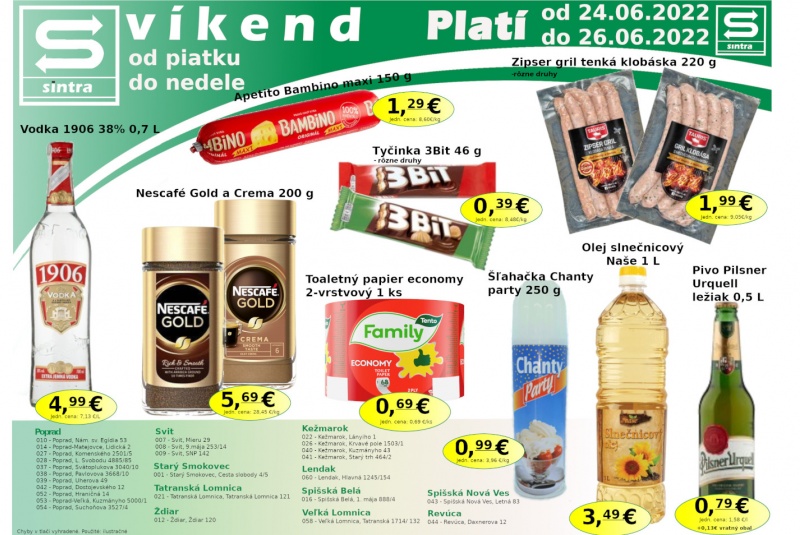 Víkendové ceny / Víkendové ceny Sintra - foto