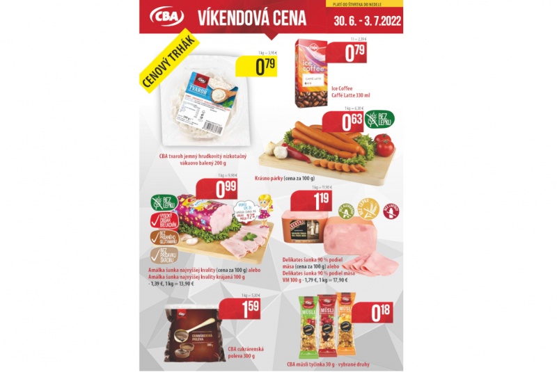 Víkendové ceny / Víkendové ceny CBA - foto