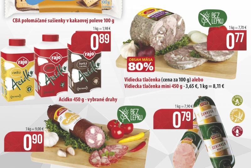 Víkendové ceny / Víkendové ceny CBA - foto