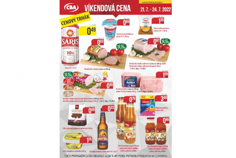 Víkendové ceny / Víkendové ceny CBA - foto