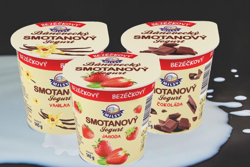 Akcie / Bánovecký smotanový jogurt 145 g - viac druhov - foto