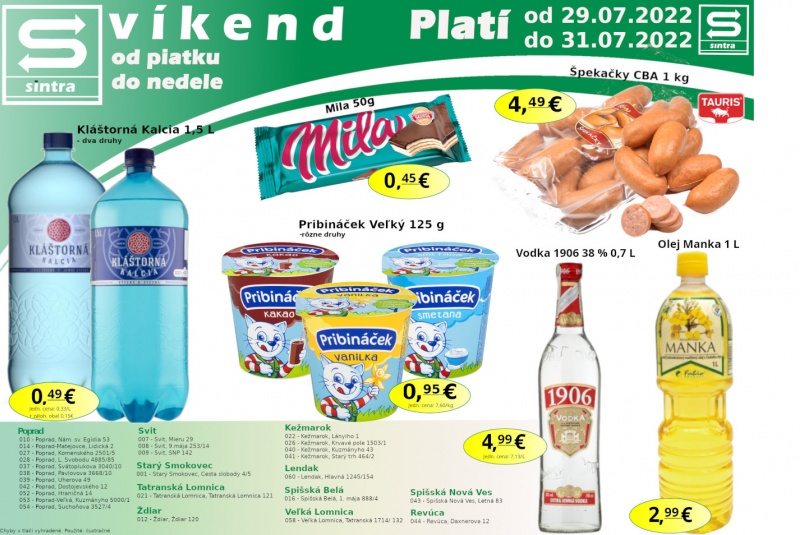 Víkendové ceny / Víkendové ceny Sintra - foto