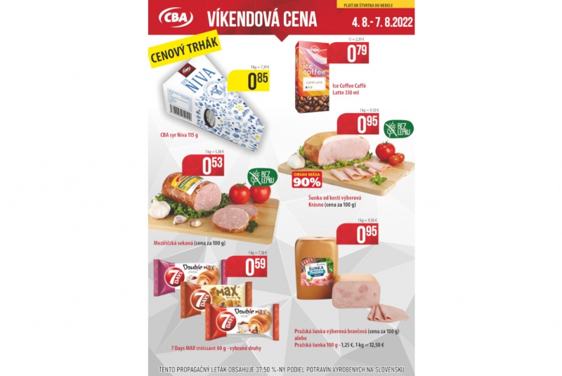 Víkendové ceny / Víkendové ceny CBA - foto