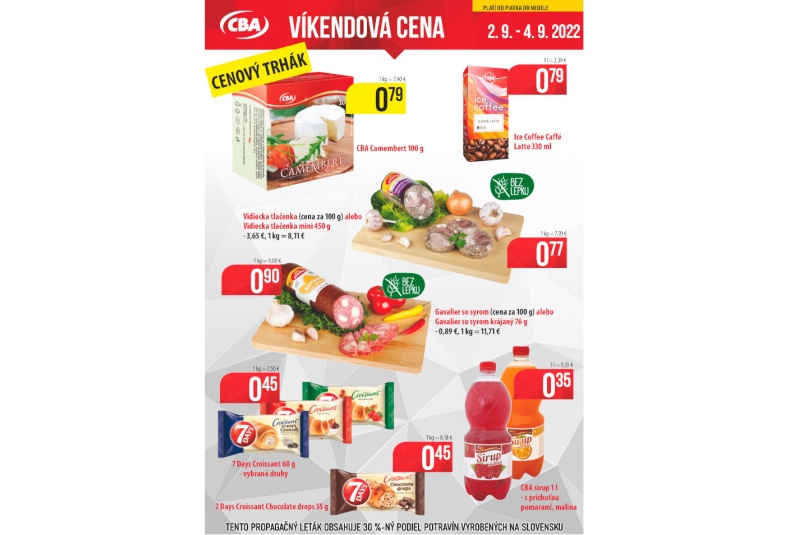 Víkendové ceny / Víkendové ceny CBA - foto