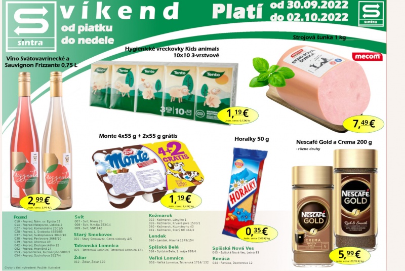 Víkendové ceny / Víkendové ceny Sintra - foto