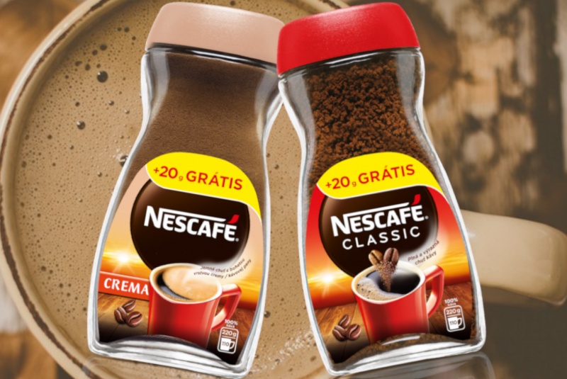 Akcie / Nescafé 200 g + 20 g grátis (Classic, Crema) - foto