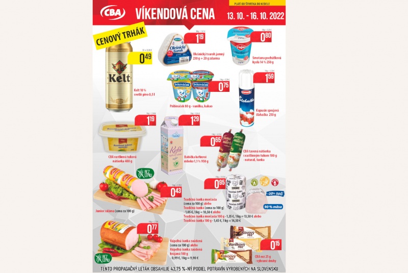 Víkendové ceny / Víkendové ceny CBA - foto