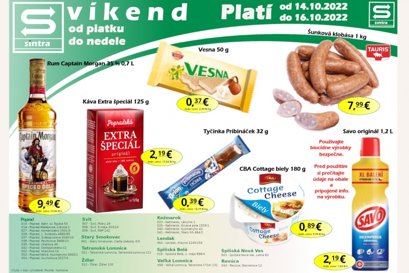Víkendové ceny / Víkendové ceny Sintra - foto