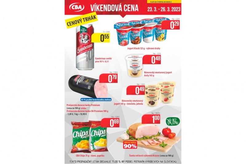 Víkendové ceny / Víkendové ceny CBA - foto